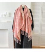 2025 New British Style High-End Scarf for Women, Double-Sided Jacquard Tassel Long Shawl, Two-Way Use, Thick - Image 19