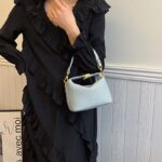 Lychee Pattern Elegant Crossbody Bag, Simple and Unique Design, Stylish and Versatile Shoulder Bag, Handbag/Bucket Bag - Image 24