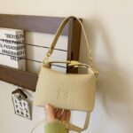 Lychee Pattern Elegant Crossbody Bag, Simple and Unique Design, Stylish and Versatile Shoulder Bag, Handbag/Bucket Bag - Image 18