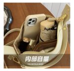 Lychee Pattern Elegant Crossbody Bag, Simple and Unique Design, Stylish and Versatile Shoulder Bag, Handbag/Bucket Bag - Image 5