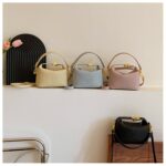 Lychee Pattern Elegant Crossbody Bag, Simple and Unique Design, Stylish and Versatile Shoulder Bag, Handbag/Bucket Bag - Image 19