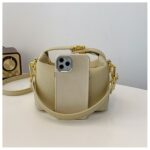 Lychee Pattern Elegant Crossbody Bag, Simple and Unique Design, Stylish and Versatile Shoulder Bag, Handbag/Bucket Bag - Image 9