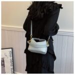 Lychee Pattern Elegant Crossbody Bag, Simple and Unique Design, Stylish and Versatile Shoulder Bag, Handbag/Bucket Bag - Image 12