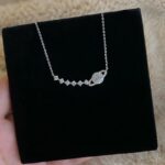 Saturn Diamond Necklace
