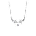 Platinum Heart Necklace