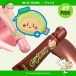fwee Glow Smoothie Tinted Lip Balm Set (+Melon Coin Purse)