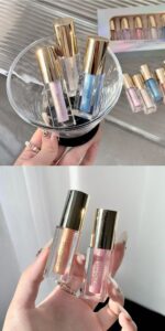 SHAQINUO Clear Lens Surface Shimmering Lip Gloss - Image 10