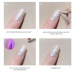 Nail Polish Water Wave Pure Peach - Image 8